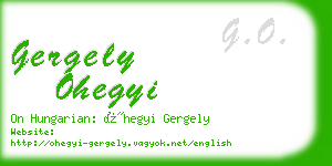 gergely ohegyi business card